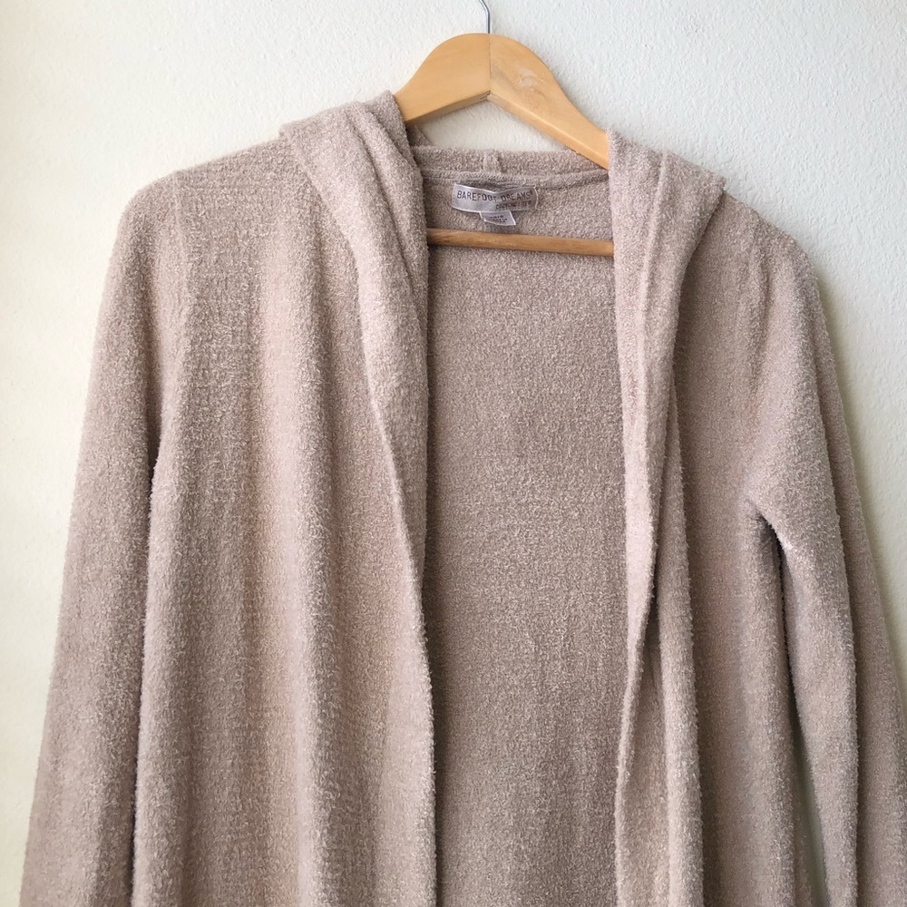 Barefoot Dreams Cream Cozy Chic Lite Cardigan Sz XS/S - Picture 4 of 14